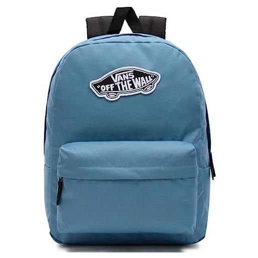 Vans zaino wm real backpack vn0a3ui6jcn, blu