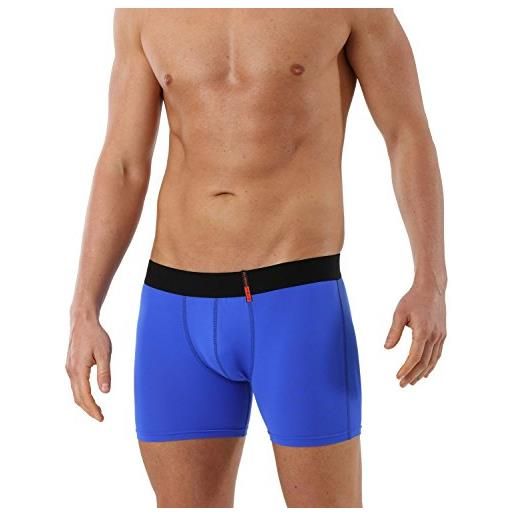 ALBERT KREUZ boxer da uomo in microfibra morbidissima, color blu07/xl