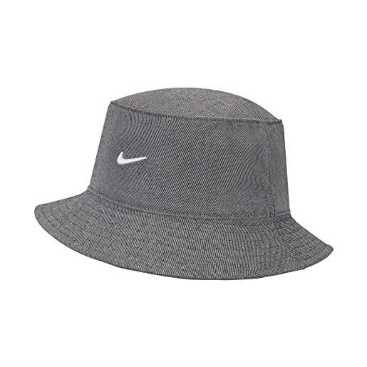 Nike sportswear cappello/visiera, nero/bianco, s/m unisex-adulto