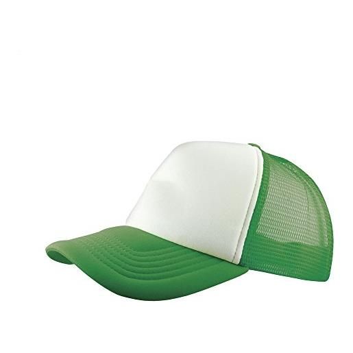 eBuyGB - cappellino regolabile da uomo per camionista, da uomo, regolabile, stile classico, in rete, colore: rosso, uomo, mesh baseball hat, verde, m