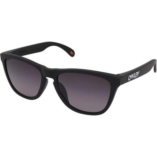 Oakley frogskins (a) oo9245 9245d0 | occhiali da sole sportivi | unisex | plastica | quadrati | nero | adrialenti