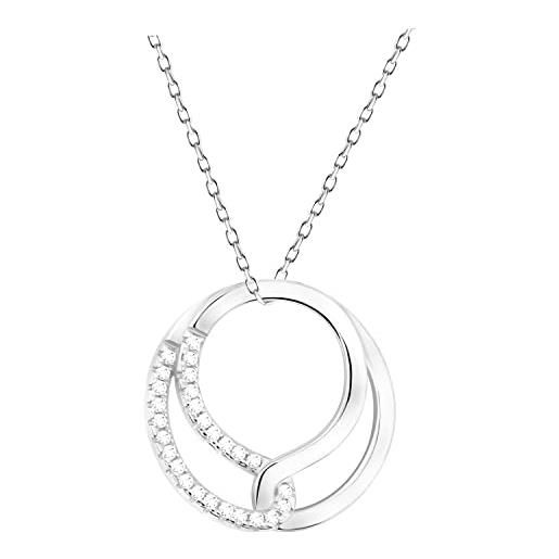 Collana Family Tree Circle con zirconi cubici placcata in oro rosa con  diamante - MYKA