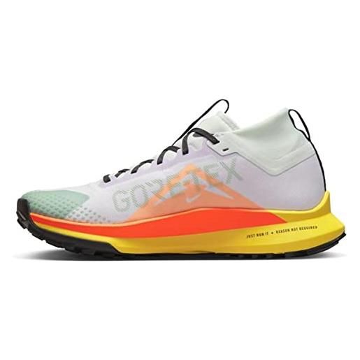 Nike react pegasus trail 4 gore-tex, scarpe da ginnastica uomo, nero (black wolf grey reflect silver), 43 eu