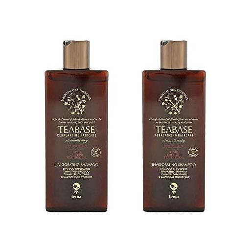 TECNA shampoo anti caduta professionale 500 ml tecna the spa teabase aromatherapy invigorating shampoo duo pack 2 x 250ml promozione spedizione gratuita