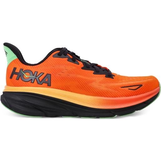 HOKA sneakers clifton 9 - arancione