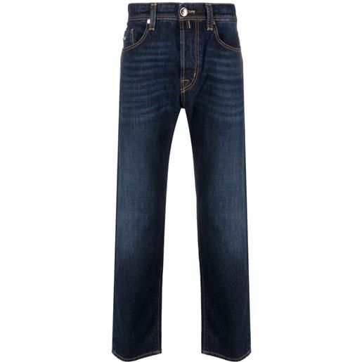 Sartoria Tramarossa jeans slim a vita media - blu