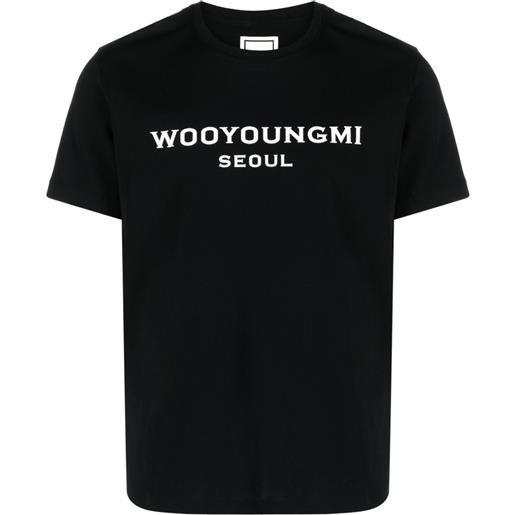 Wooyoungmi t-shirt con stampa - nero