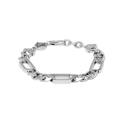 Diesel bracciale da uomo in acciaio, lunghezza: 180-195 mm, larghezza: 11,5 mm, altezza: 5,5 mm bracciale in acciaio inossidabile, dx1351040