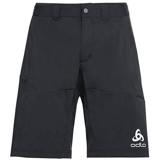 Odlo morzine with inner brief shorts, pantaloncini da donna, nero, l