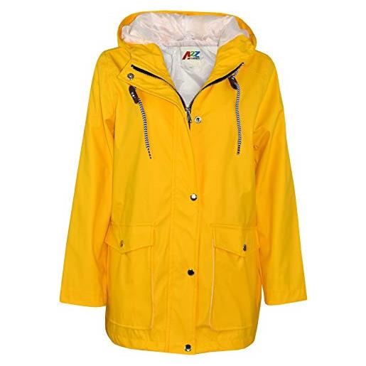 A2Z 4 Kids bambini ragazze ragazzi pu impermeabili giacche windbreaker - pu raincoat 497 yellow 11-12