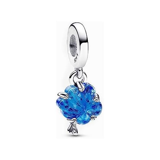 MITSOKU blue murano glass family tree dangle charm ciondoli perline per le donne bracciali collane 925 sterling silver charms gioielli regalo per ragazze