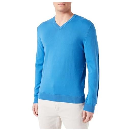 United Colors of Benetton maglia scollo v m/l 1098u4486 maglione, bluette 3m6, l uomo