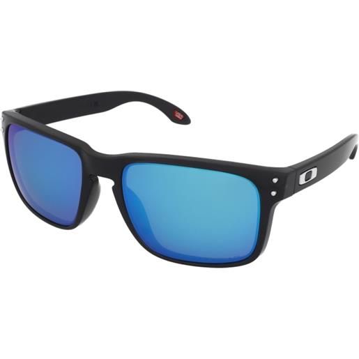 Oakley holbrook oo9102 9102w7 | occhiali da sole sportivi | prova online | plastica | quadrati | nero | adrialenti