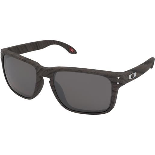 Oakley holbrook oo9102 9102w9 | occhiali da sole sportivi | plastica | quadrati | grigio | adrialenti
