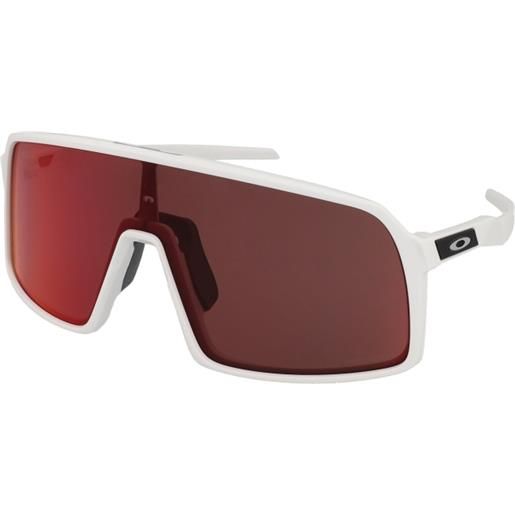 Oakley sutro oo9406 940691 | occhiali da sole sportivi | unisex | plastica | mascherina | bianco | adrialenti