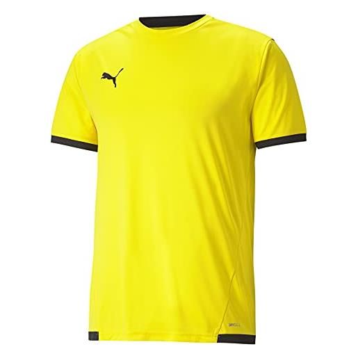 PUMA uomo shirt, cyber yellow-puma black, xl