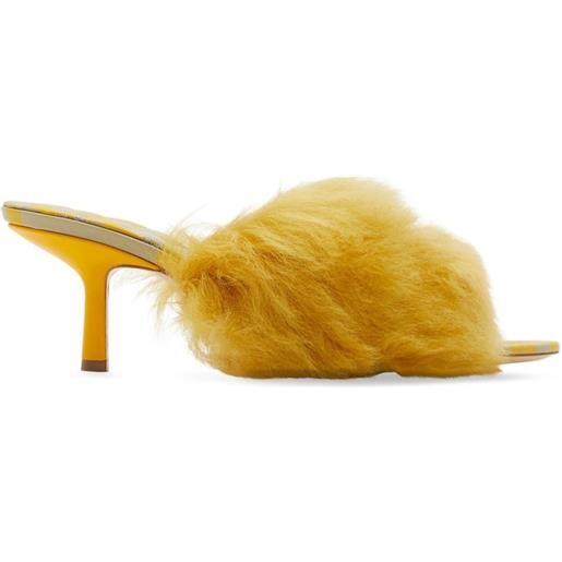 Burberry sandali a punta aperta 60mm - giallo