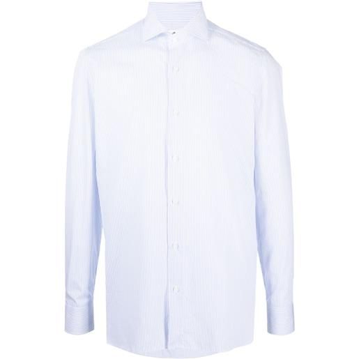 Borrelli camicia a righe - blu