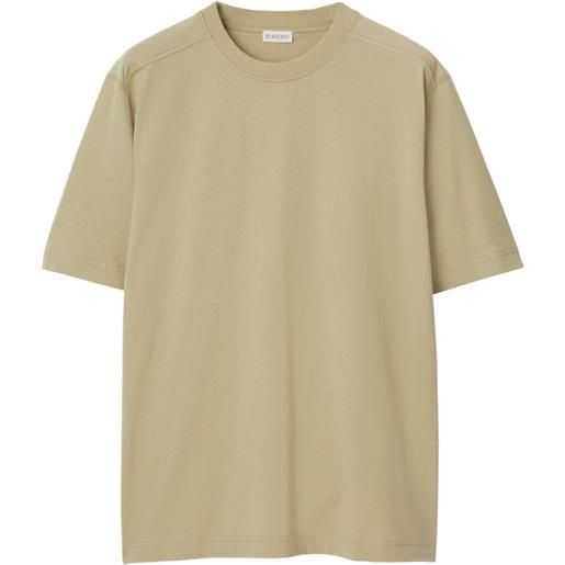 Burberry t-shirt girocollo - toni neutri