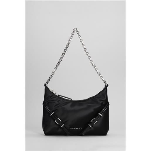 Givenchy borsa a spalla voyou in poliamide nera