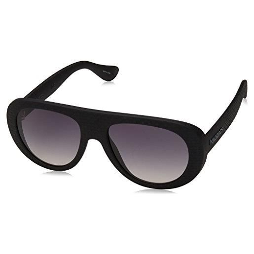 Havaianas rio/m ls o9n 54 occhiali da sole, nero (black/gy grey), unisex-adulto