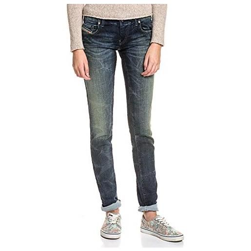 Diesel donna grupee-ne 0601l stretch jeans (27w, blu)