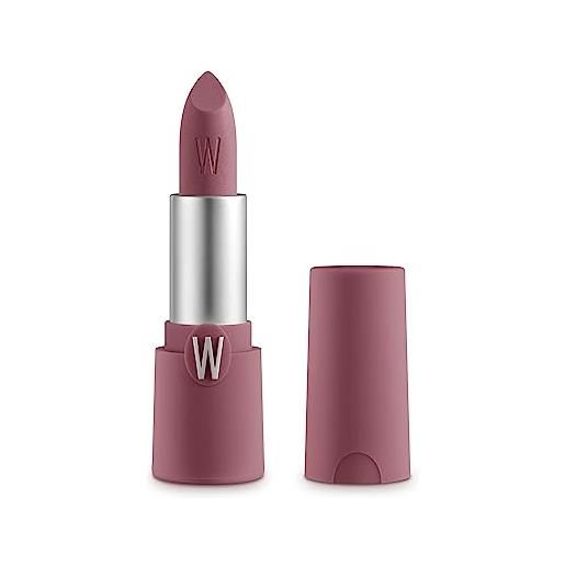 WYCON cosmetics matt icon soft matt lipstick - rossetto matt dal finish vellutato con effetto rimpolpante e levigante - 06 iconic iris