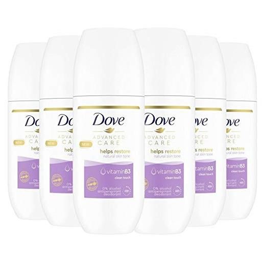 Dove clean touch antitraspirante roll on 100 ml