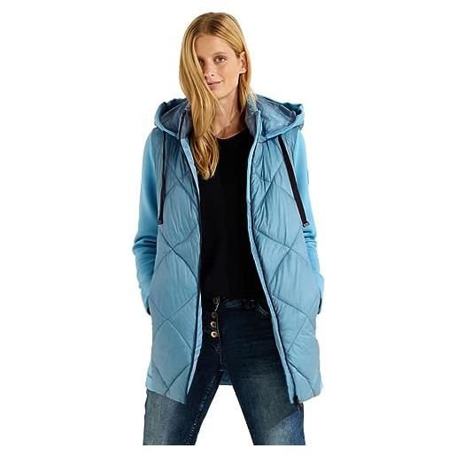 Cecil b100779 cappotto trapuntato scuba, adriatic blue, xl donna