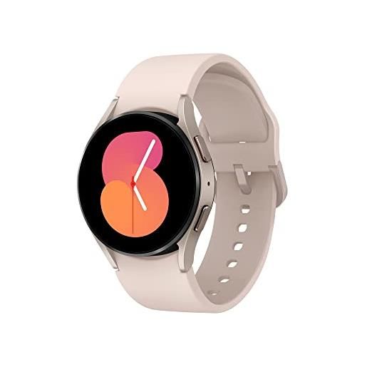 Samsung galaxy watch5 lte 40 mm orologio smartwatch, monitoraggio benessere, fitness tracker, batteria a lunga durata, bluetooth, pink gold [versione italiana]