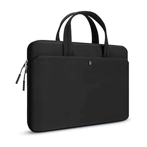 MicaYoung 14 pollici custodia borsa per computer portatile sleeve impermeabile per mac. Book pro 14 pollici m1 m2 a2779 a2442 (2021-2023), nero