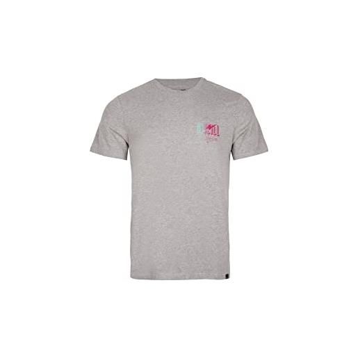 O'NEILL t-shirt manica corta storm tees, uomo, 18013 silver melee, xxl-3xl