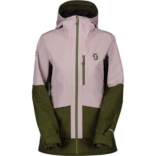 Scott vertic goretex 2l jacket verde, rosa xs donna