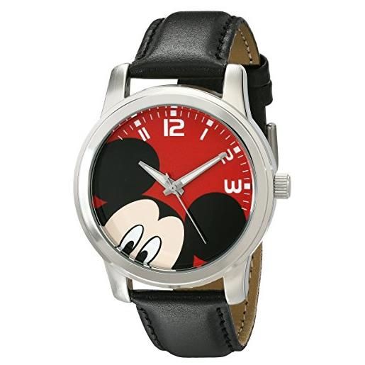 Disney w001842 - orologio analogico al quarzo con display analogico e topolino, colore: nero