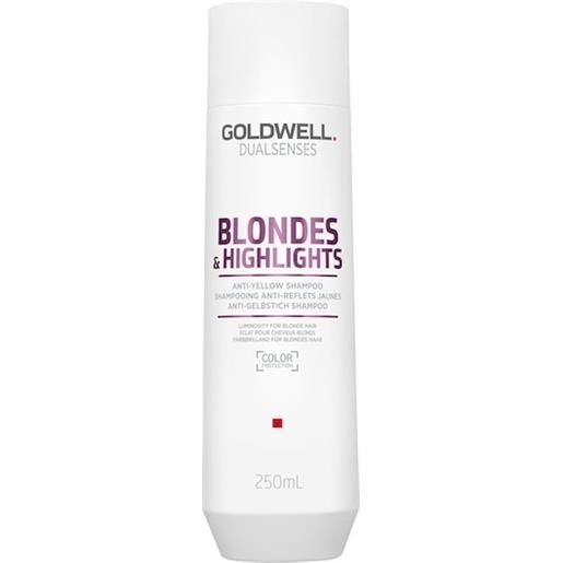 Goldwell dualsenses blondes & highlights anti-yellow shampoo