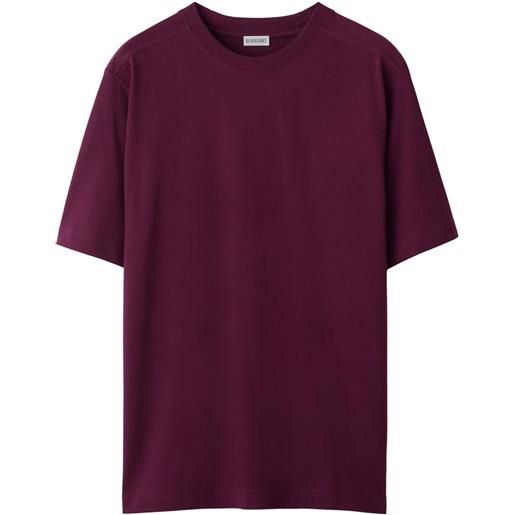 Burberry t-shirt girocollo - viola
