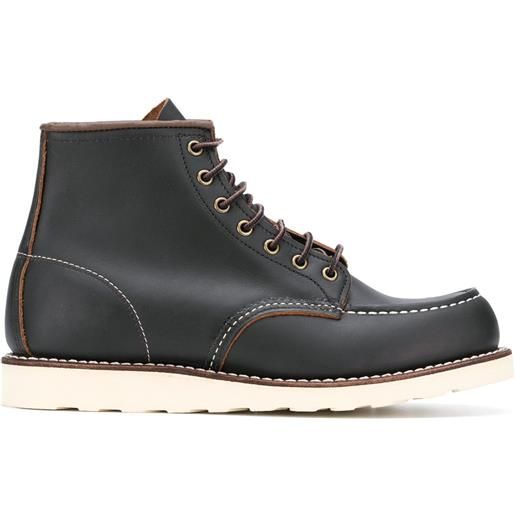 Red Wing Shoes stivali classic mock toe - nero