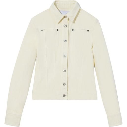 Proenza Schouler White Label giacca denim con inserti - toni neutri