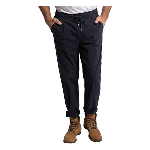 JP 1880 pantaloni con flexnamic®, cintura elastica e taglio ampio e scampanato grigio pietra 3xl 790142310-3xl