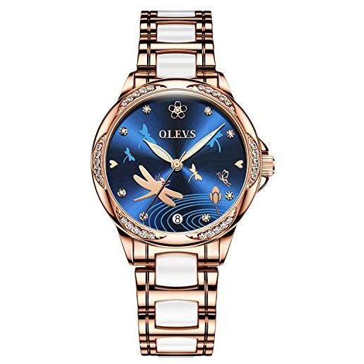 RORIOS automatico meccanico orologio donna luminoso orologio da polso shining dial elegant women watches