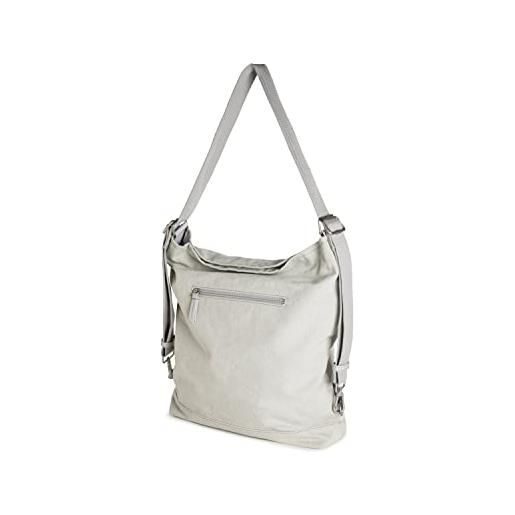 Munich sail backpack hobo white, donna, bianco 042