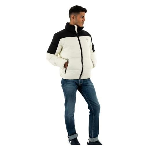 Calvin Klein blocking puffer jacket taglia xs