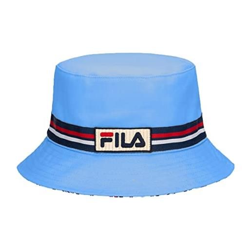 Fila cappello unisex in twill di cotone reversibile, fiordaliso blu. , taglia unica