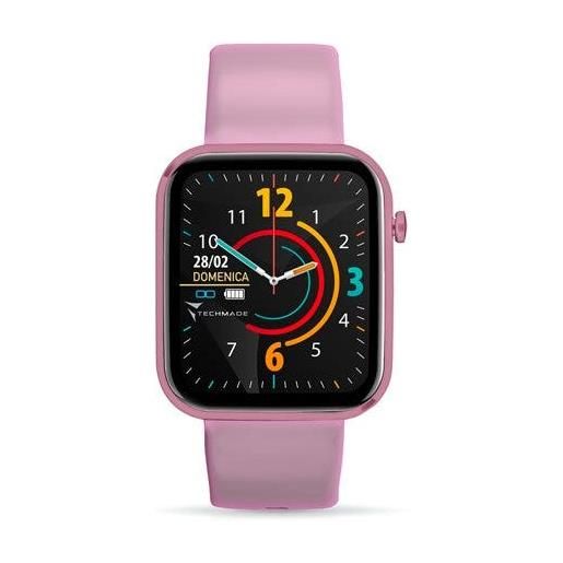 TECHMADE SRL techmade have smartwatch con frame in alluminio 1,68 pink