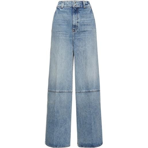 KHAITE jeans larghi isla in denim di cotone