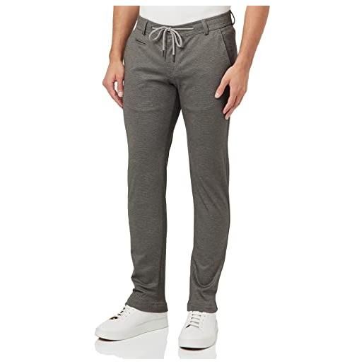 bugatti 4036-36830 pantaloni slackhose, grigio scuro-260, 32w x 32l uomo
