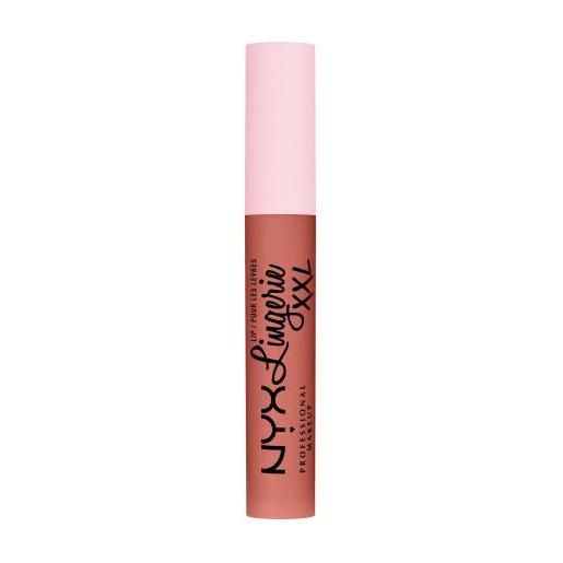 NYX Professional Makeup lip lingerie xxl rossetto liquido opaco a lunga tenuta 4 ml tonalità 02 turn on