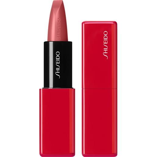 Shiseido techno. Satin gel lipstick 408 - voltage rose