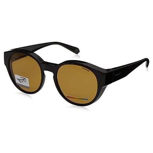 Polaroid pld 9017/s sunglasses, 807/mu black, 55 unisex