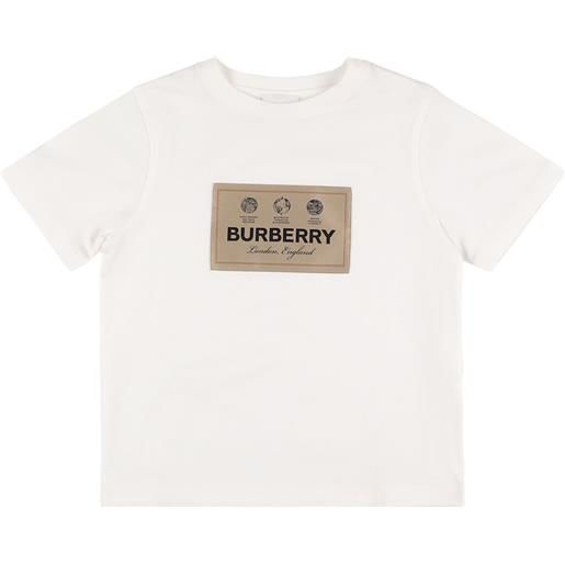 BURBERRY t-shirt in jersey di cotone con logo